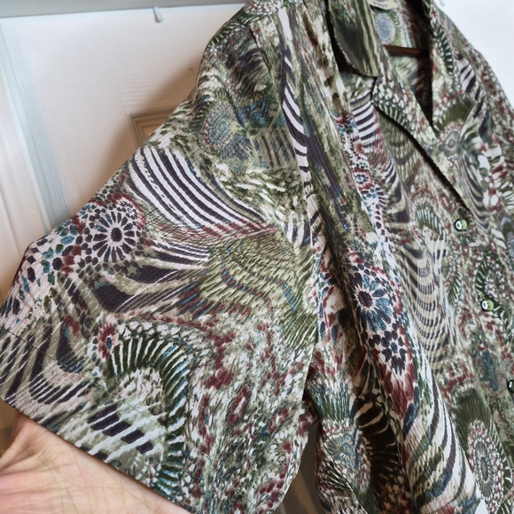 Vintage DonnKenny Short Sleeve Blouse - Picture 3 of 9